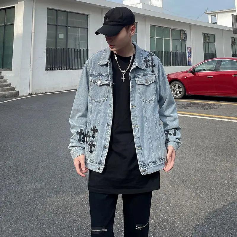 Loose Embroidered Denim Jacket