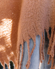 Liyana Soft Fringe Poncho