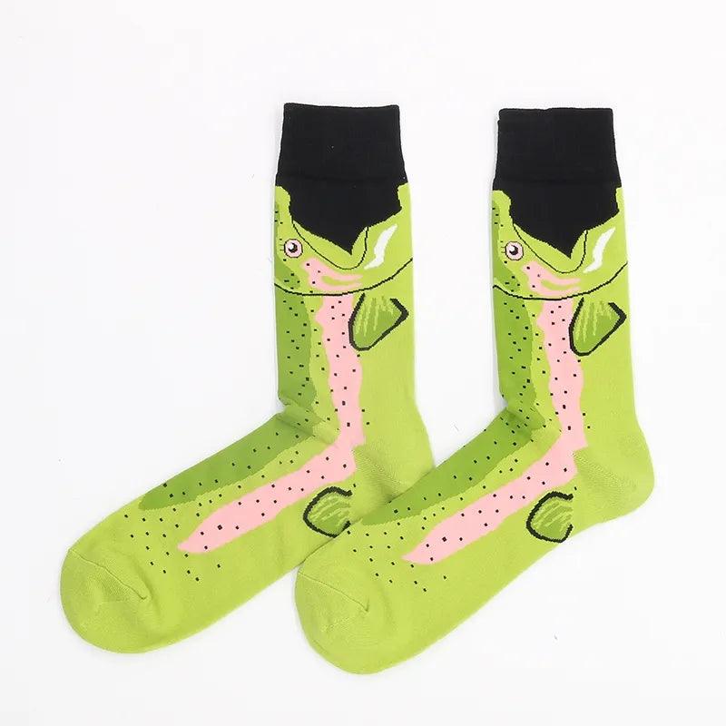 Men's Cotton Socks Warm Print Animal Dinosaur Funny Winter Women's Set Gifts Sock From The Factory Dropshipping Contact Us