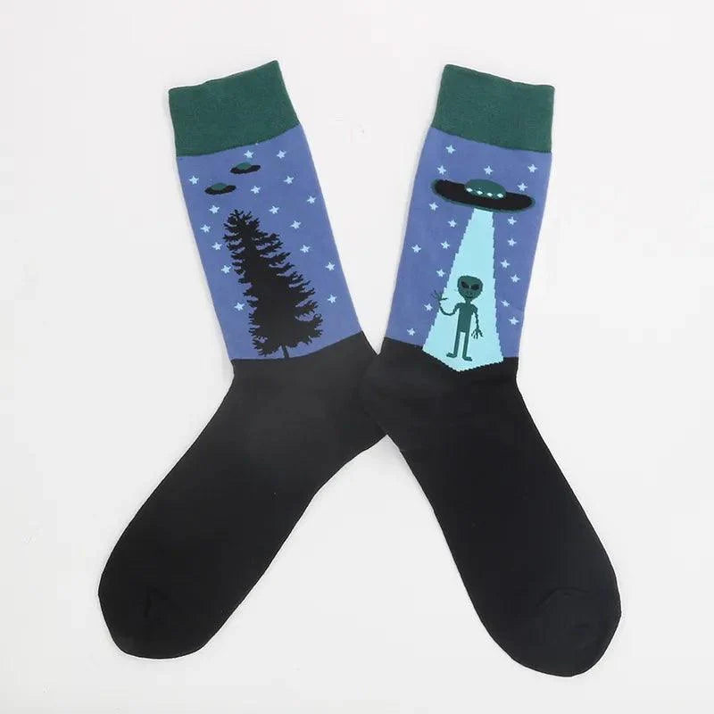 Men's Cotton Socks Warm Print Animal Dinosaur Funny Winter Women's Set Gifts Sock From The Factory Dropshipping Contact Us