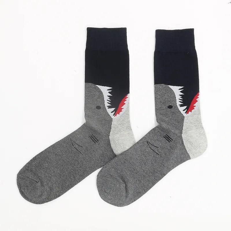 Men's Cotton Socks Warm Print Animal Dinosaur Funny Winter Women's Set Gifts Sock From The Factory Dropshipping Contact Us