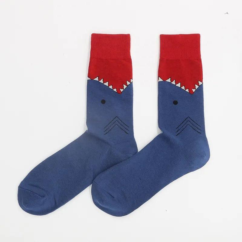 Men's Cotton Socks Warm Print Animal Dinosaur Funny Winter Women's Set Gifts Sock From The Factory Dropshipping Contact Us