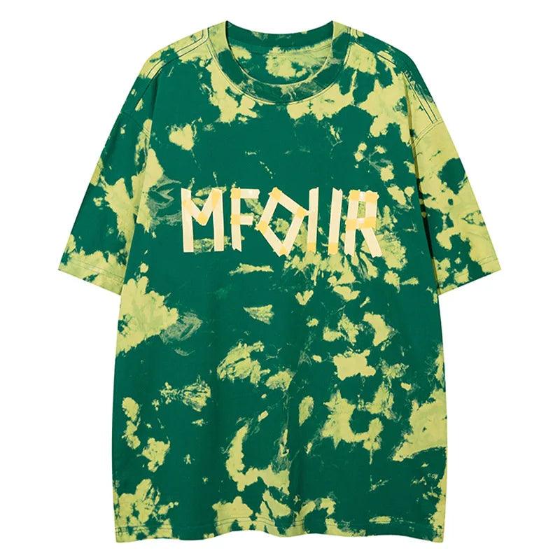 "MFOIIR" Tie Dye Oversized T-Shirt