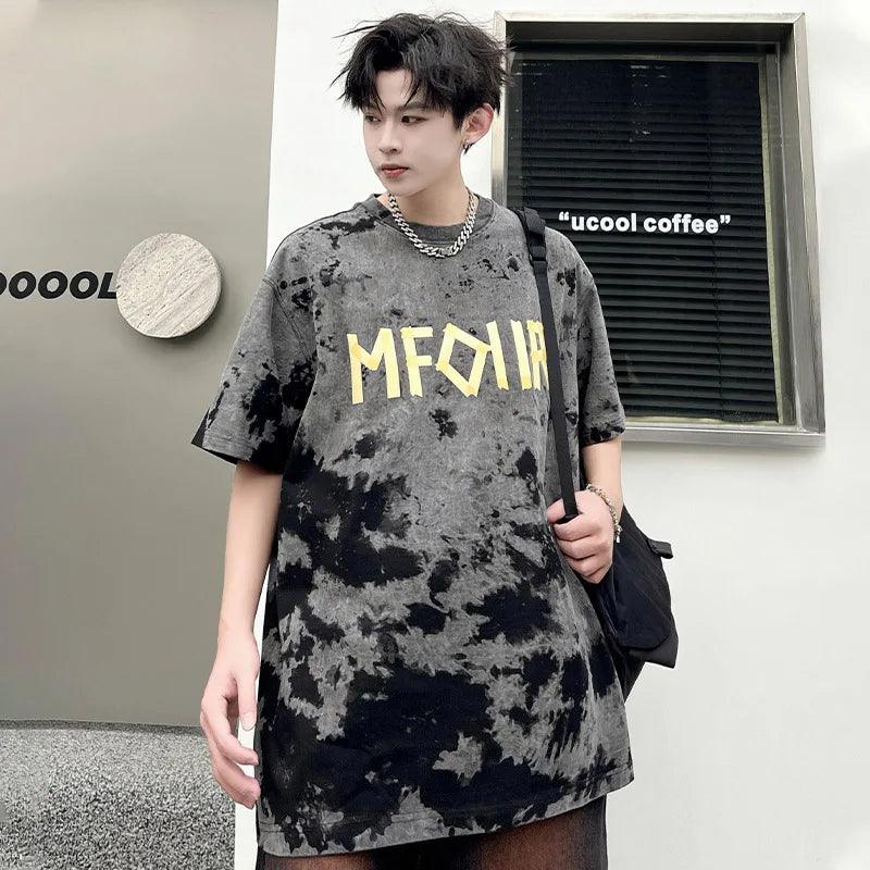 "MFOIIR" Tie Dye Oversized T-Shirt