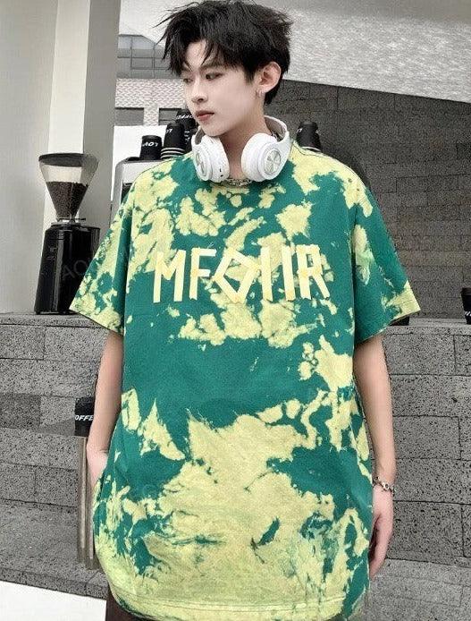 "MFOIIR" Tie Dye Oversized T-Shirt