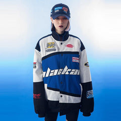 Motorcycle Baseball Jacket