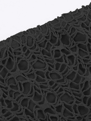 Off Shoulder Mesh Long Sleeve Blouse - HouseofHalley