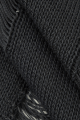 Off The Shoulder Destroyed Knit Romper - HouseofHalley