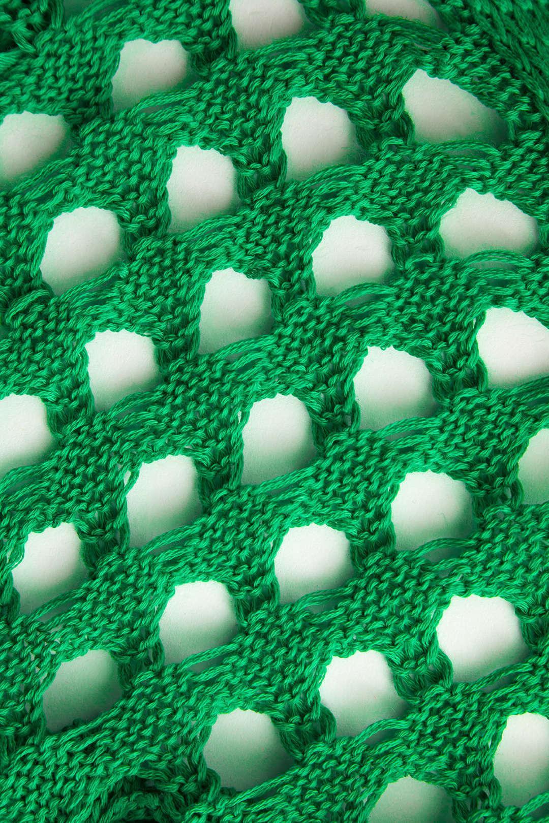 Openwork Knit Fringe Mini Skirt - HouseofHalley