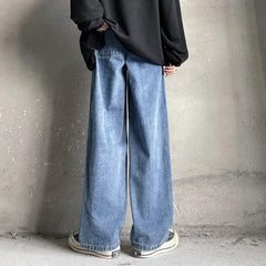 Oversized Anime Printed Denim Jeans