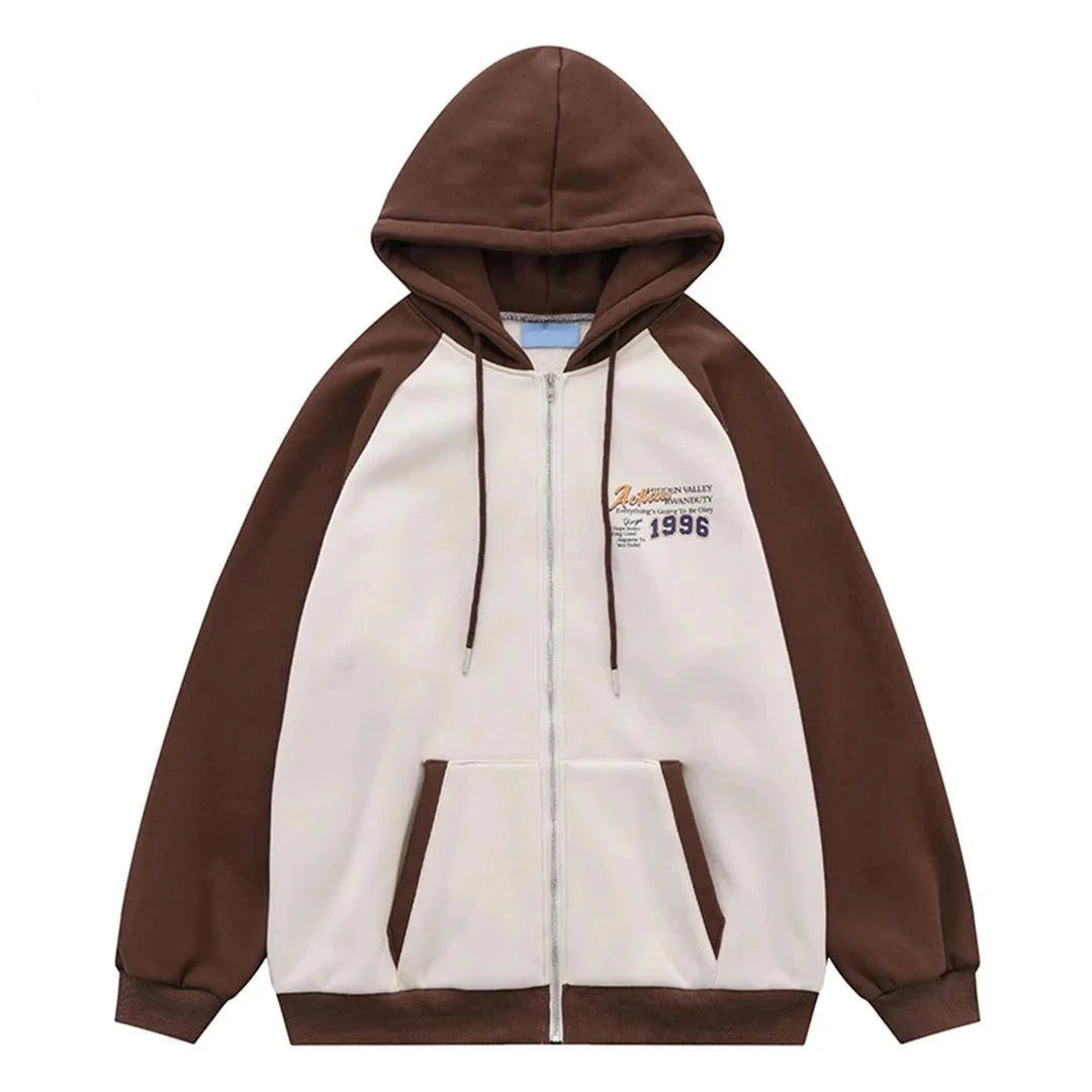 Patchwork 1996 Racing Style Hoodie