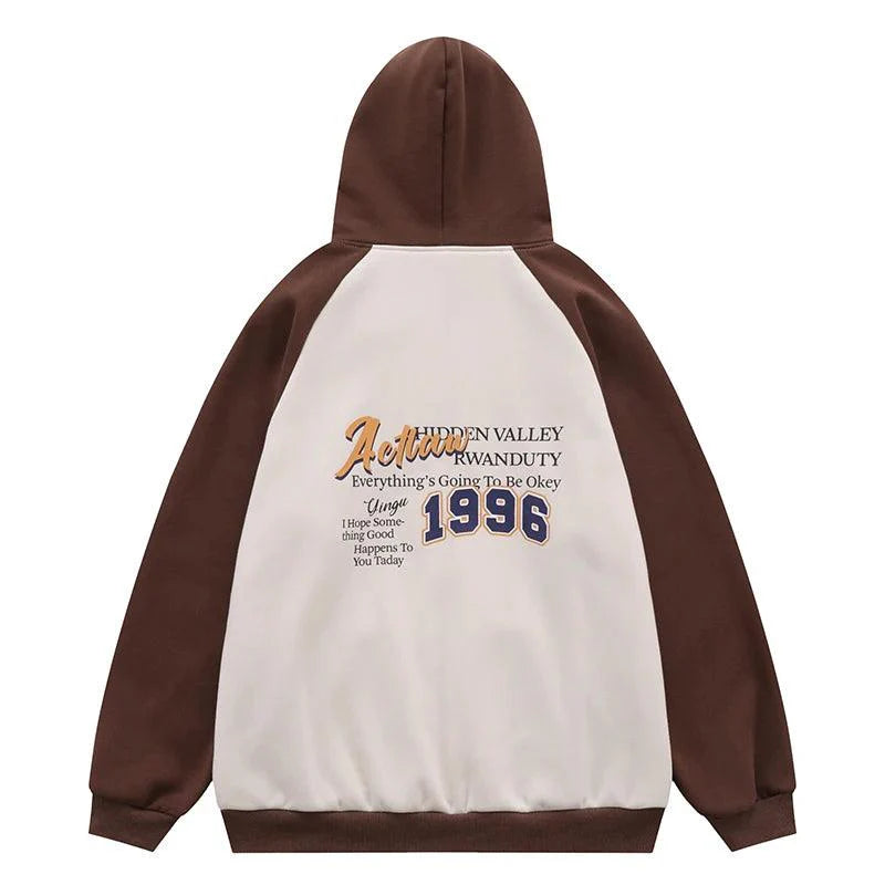 Patchwork 1996 Racing Style Hoodie