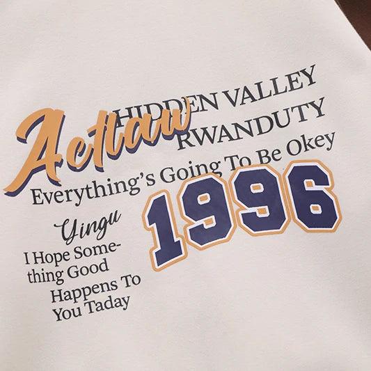 Patchwork 1996 Racing Style Hoodie