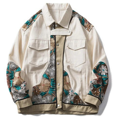 Patchwork Varsity Jacket
