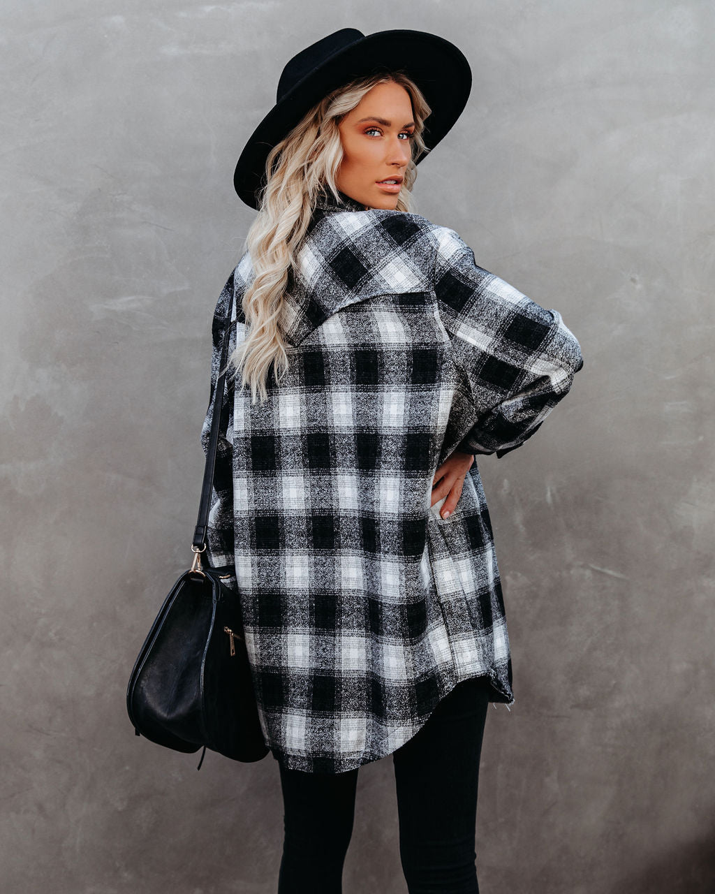 Paxon Plaid Button Down Shacket