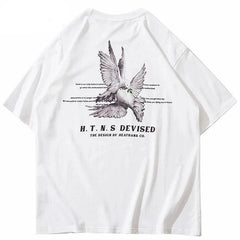 Pigeon Letter Printed T-Shirt