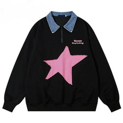 Pink Star Sweater