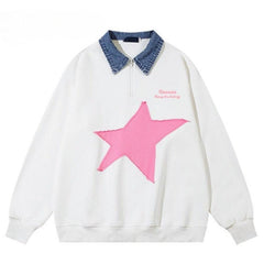 Pink Star Sweater