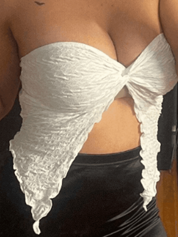 Pleated Halter Bandeau Top - HouseofHalley