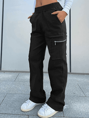 Pocket zipper Cargo Pants - HouseofHalley