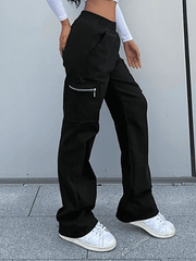 Pocket zipper Cargo Pants