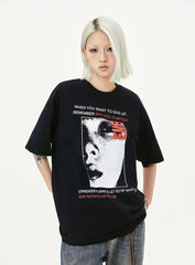 Portrait Printing Rock Band T-Shirt