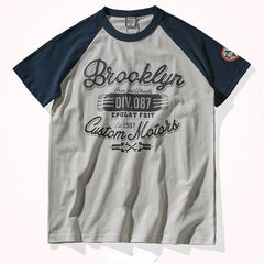 Retro Letter Printed T-Shirt