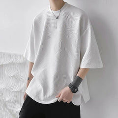 Retro Round Neck Oversized T-Shirt