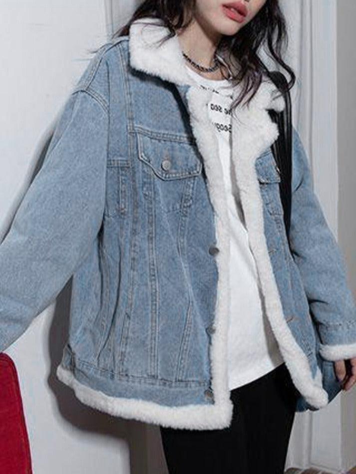 Reversible Denim Fleece Jacket - HouseofHalley