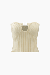 Ring Front Knit Tube Top - HouseofHalley