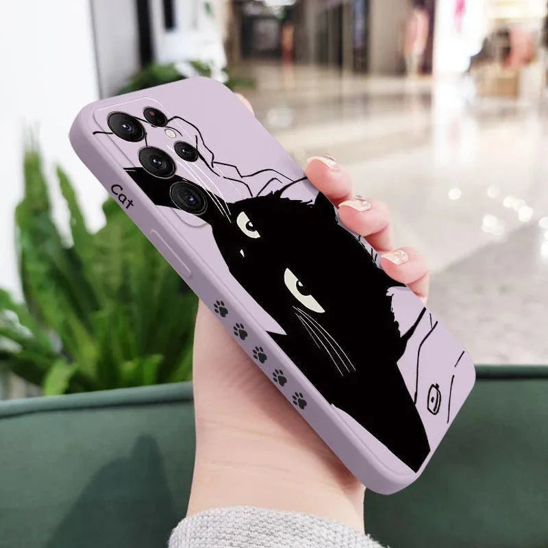 Sad Cat Phone Case For Samsung Galaxy