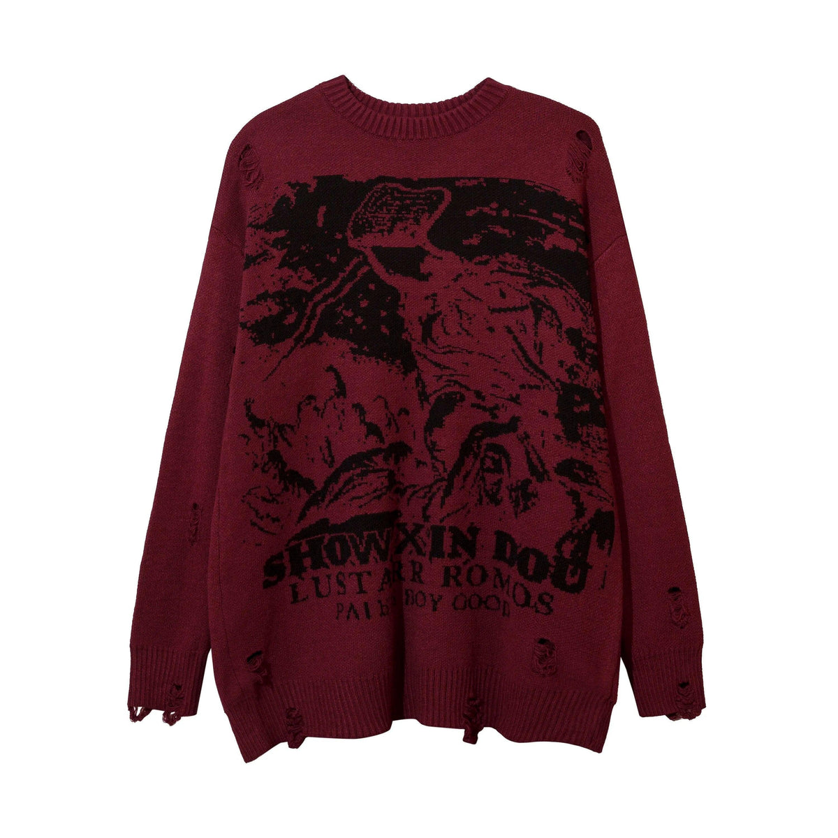 Salvation Printed Knit Wears Sweater