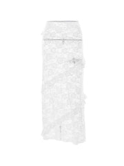 See Through Lace Midi Skirt - HouseofHalley