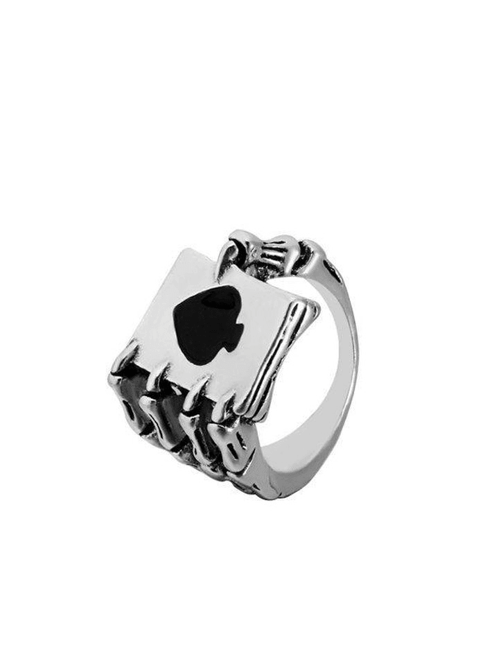 Skeleton Hand Poker Ring - HouseofHalley