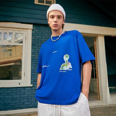 Slogan Graphic Oversized T-Shirt