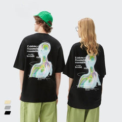 Slogan Graphic Oversized T-Shirt