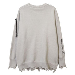 Smiley Face Punk Jumper Sweater