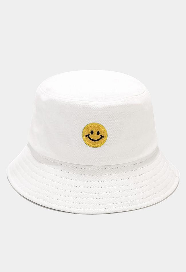 Smiley Patched Bucket Hat - HouseofHalley