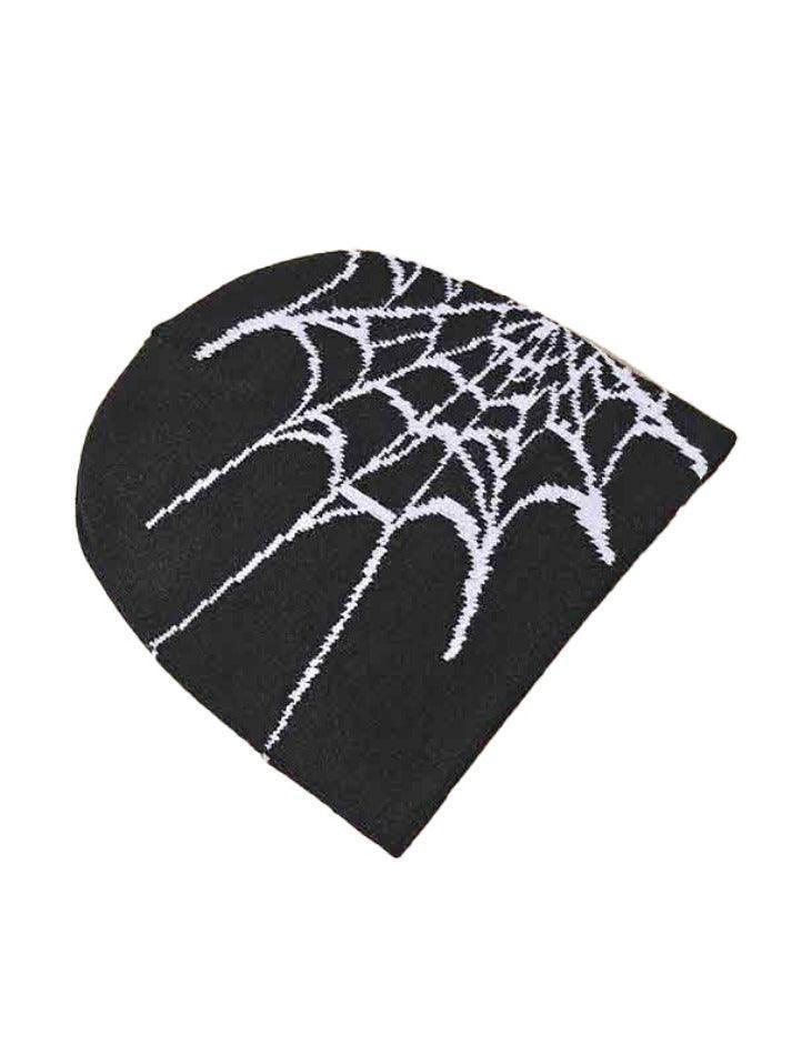Spider Web Print Beanie Hat - HouseofHalley