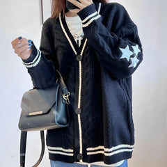 Star Embroidered Cardigan