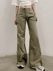 Straight Leg Pocket Cargo Pants - HouseofHalley