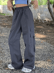 Street Parachute Wide Leg Pants - HouseofHalley