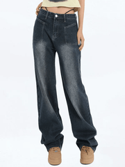 Street Vintage Gradient Wash Jeans - HouseofHalley