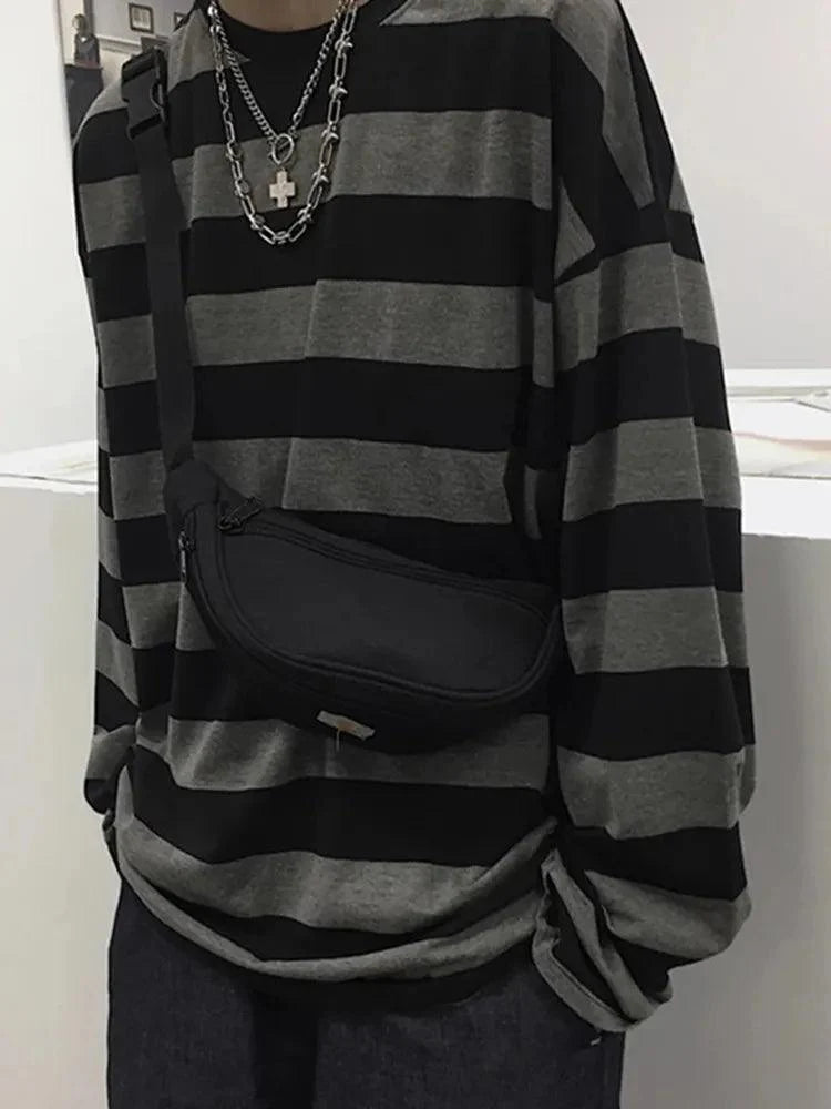 Striped Oversize Vintage T-Shirt