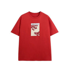 The Red Dragon Print T-Shirt