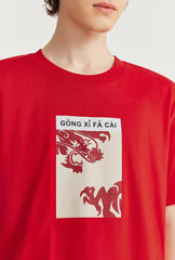 The Red Dragon Print T-Shirt
