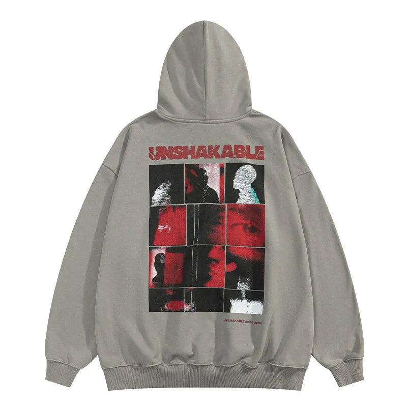 UNSHAKABLE Gothic Style Graphic Hoodie