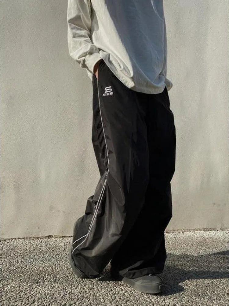 Vintage 90s Striped Wide Leg Pant
