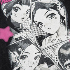 Vintage Anime Cartoon Girl T-Shirt
