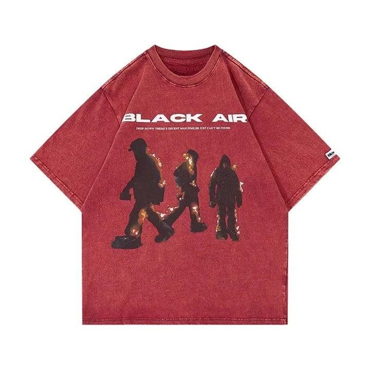 Vintage BLACK AIR Flame T-Shirt